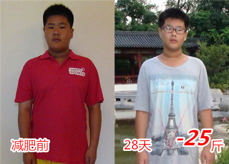 28天减肥25斤